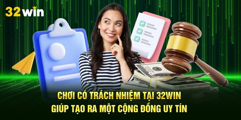 Chơi có trách nhiệm tại 32Win giúp tạo ra một cộng đồng uy tín