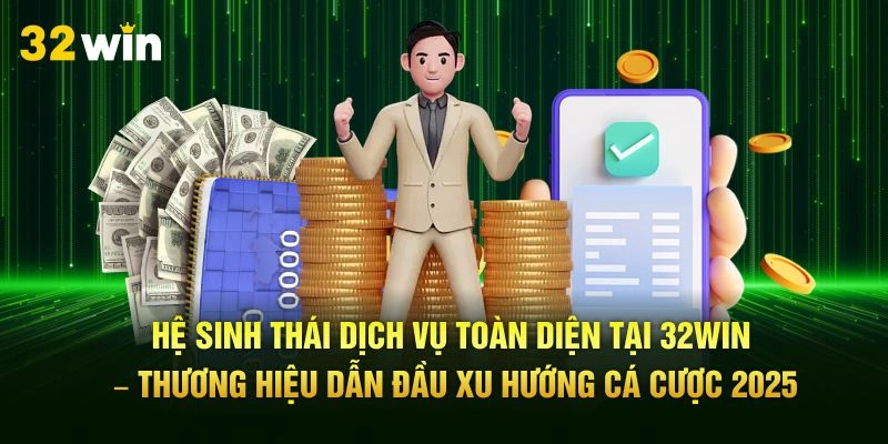 Hệ sinh thái dịch vụ toàn diện tại 32Win – thương hiệu dẫn đầu xu hướng cá cược 2025